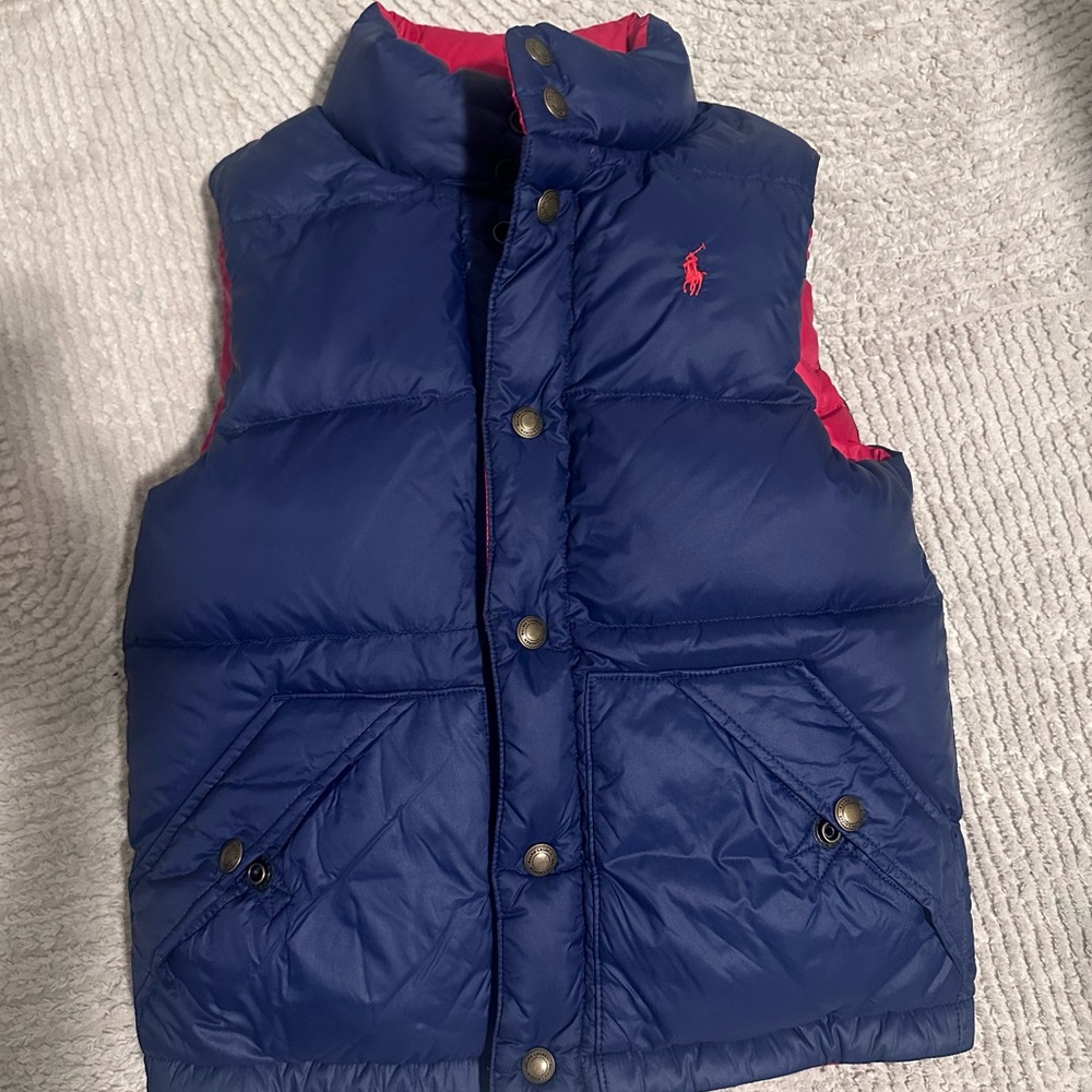 Boys polo Ralph Lauren reversible puffer vest